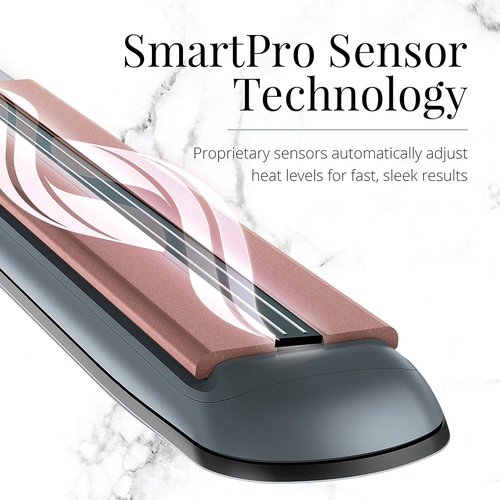 Remington S8598 SmartPro Straightener - Advanced Heat Technology | Sleek Grey Finish
