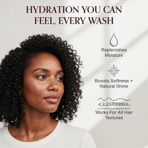 hOURS Daily Moisturizing Shampoo - Sulfate-Free Cleanser with Biotin & Avocado Oil | 8 oz for All Hair Types