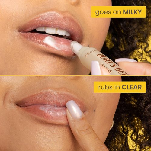 Burt’s Bees Lip Milk - Toasted Coconut Daily Moisturizer | Vitamin-Enriched Hydrating Balm, 0.34 Fl Oz