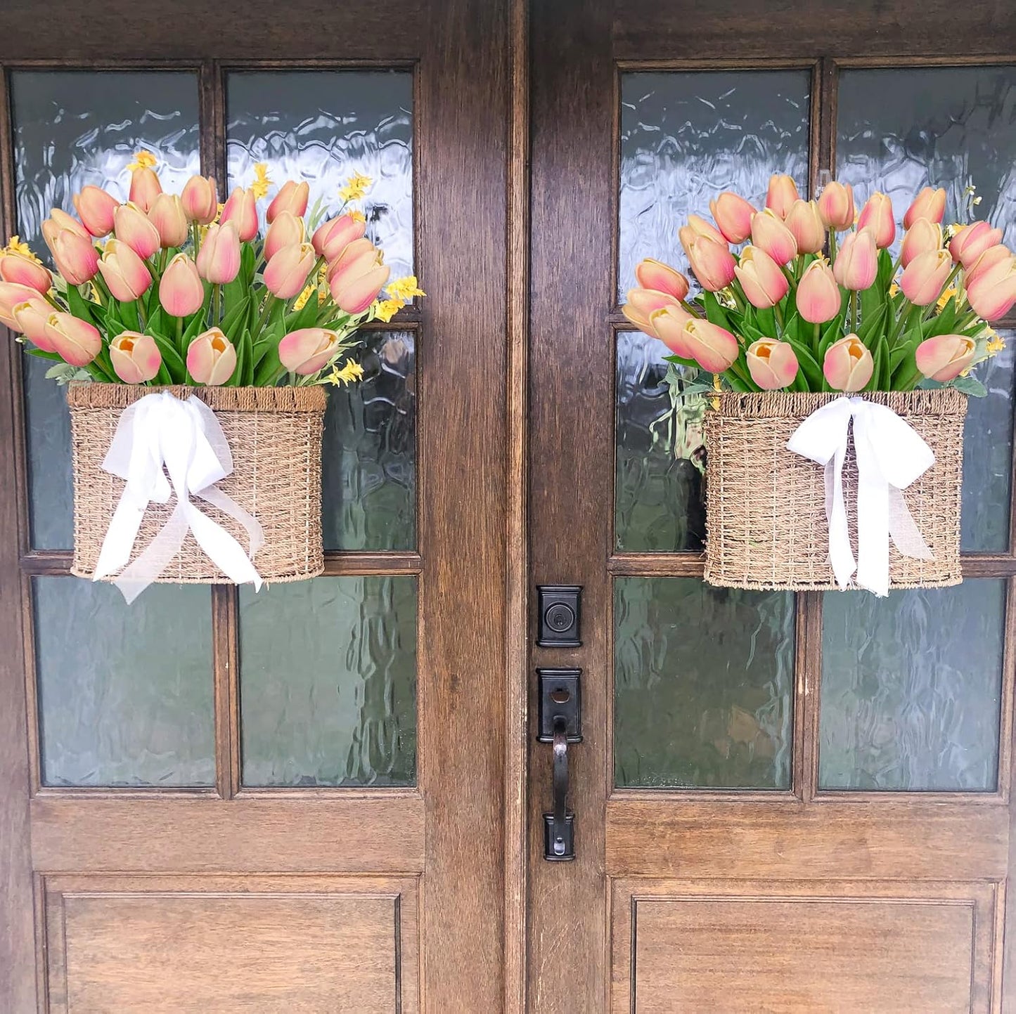 24 Pink Tulips | Artificial Flowers - 13.5" Faux Tulips for Home Decor, Weddings & Mother's Day