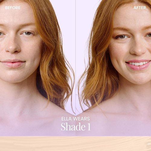 Naked Sundays BeautyScreen SPF 50 Tinted Sunscreen Foundation - Lightweight Natural Coverage with Zinc Oxide & Peptides | 1 Fair Neutral, 1.01 oz