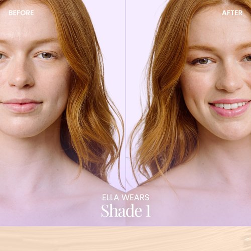 Naked Sundays BeautyScreen Peptide Foundation Tint - SPF 50 Tinted Sunscreen & Skincare Makeup with Zinc Oxide, Niacinamide - Lightweight Natural Coverage,1.01 oz