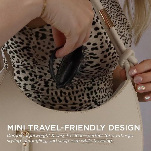 Denman Detangle Hair Brush - Curly Hair & Scalp Massager D6 for Effortless Styling