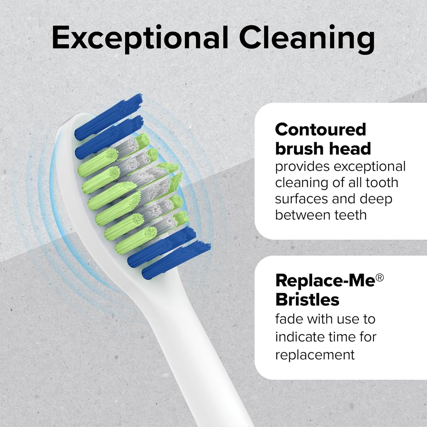 SmileSonic Pro Replacement Toothbrush Heads - Compatible with Philips Sonicare | 5 Count