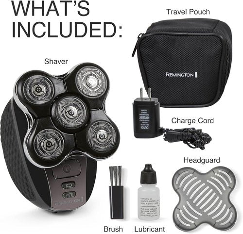 Remington XR7000 Balder Pro Electric Razor - Rechargeable Waterproof Shaver for Men | Cordless, Black