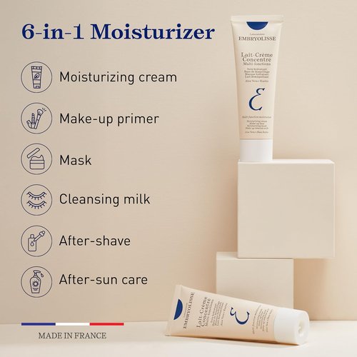 Embryolisse Lait-Crème Concentré - Daily Face Moisturizer & Makeup Primer | All Skin Types, 75ml
