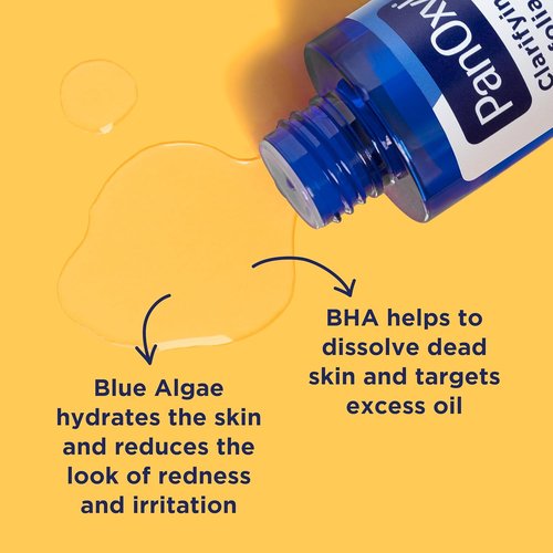 PanOxyl Clarifying Exfoliant - 2% Salicylic Acid BHA Liquid for Acne-Prone Skin | 4 fl oz