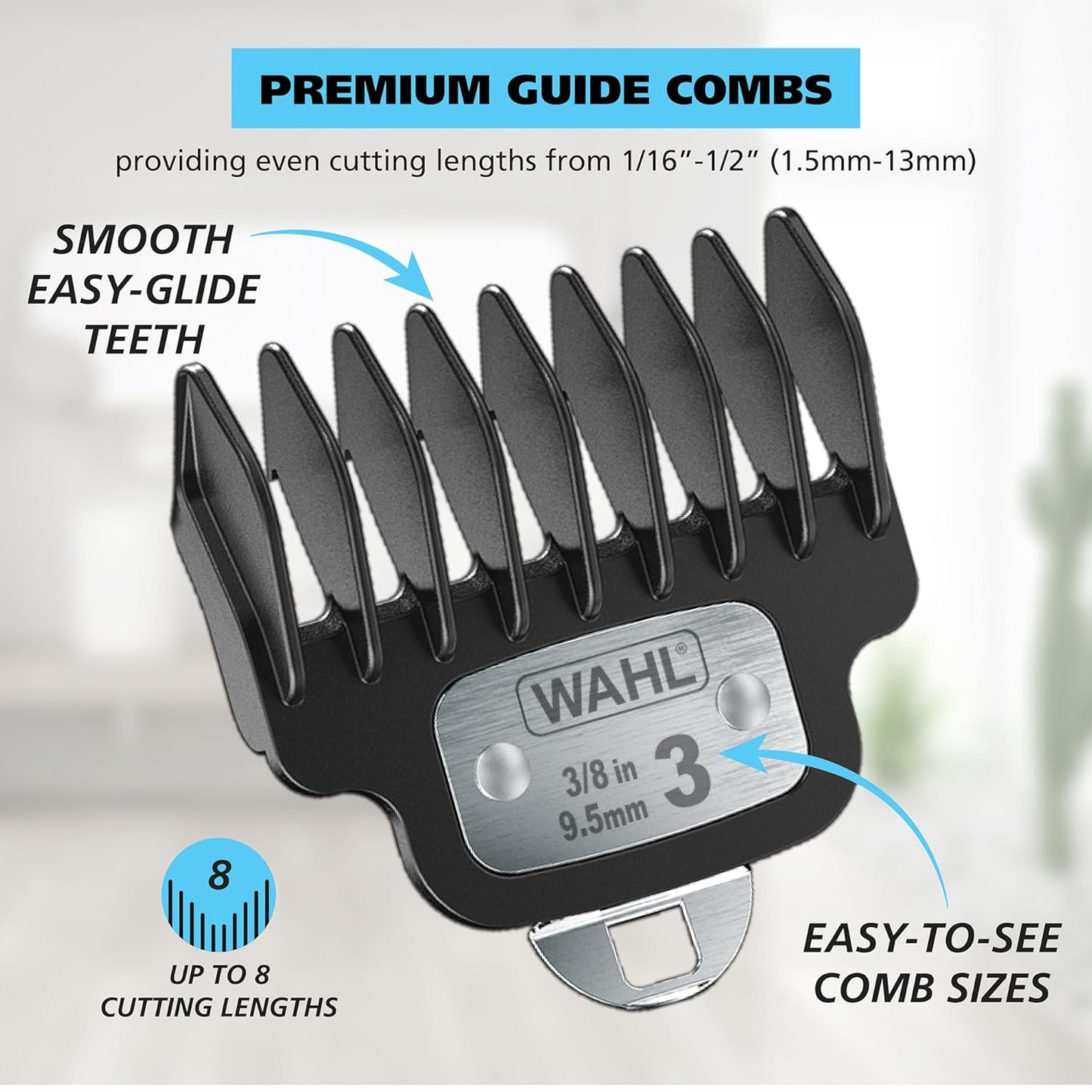 Wahl USA Pro Series Skeleton Trimmer - Cordless Lithium-Ion Beard & Hair Clipper with Near Zero Gap Blade