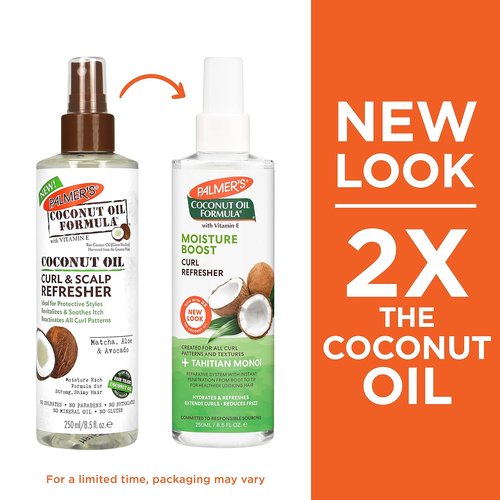 Palmer's Coconut Oil Formula Curl Refresher Spray - Moisture Boost, 8.5 Ounce