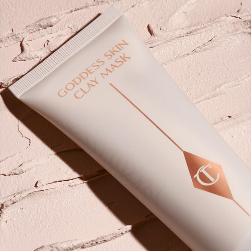 Charlotte Tilbury Goddess Skin Clay Mask - Hydrating Pore Tightening Face Mask with Vitamin C & Sweet Almond Oil | Luminous Glow