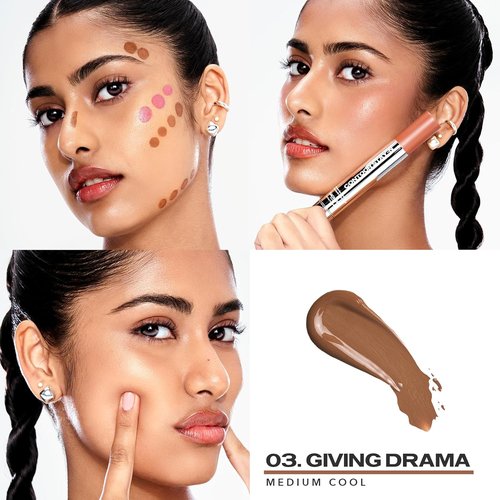 Sacheu Liquid Contour - Long-Lasting Cream Contour Makeup | Blendable, Lightweight & Vegan Formula
