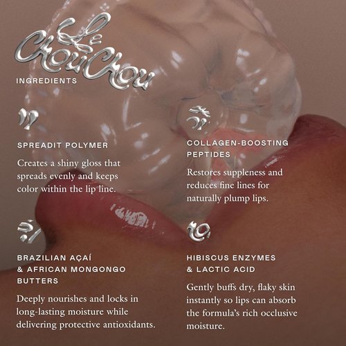 EADEM Le Chouchou Lip Softening Balm - Overnight Hydrating Lip Plumper & Gloss, 0.5 oz | Butter Mochi