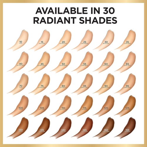 L'Oreal Paris Age Perfect Radiant Serum Foundation - SPF 50, Natural Buff, 1 Ounce