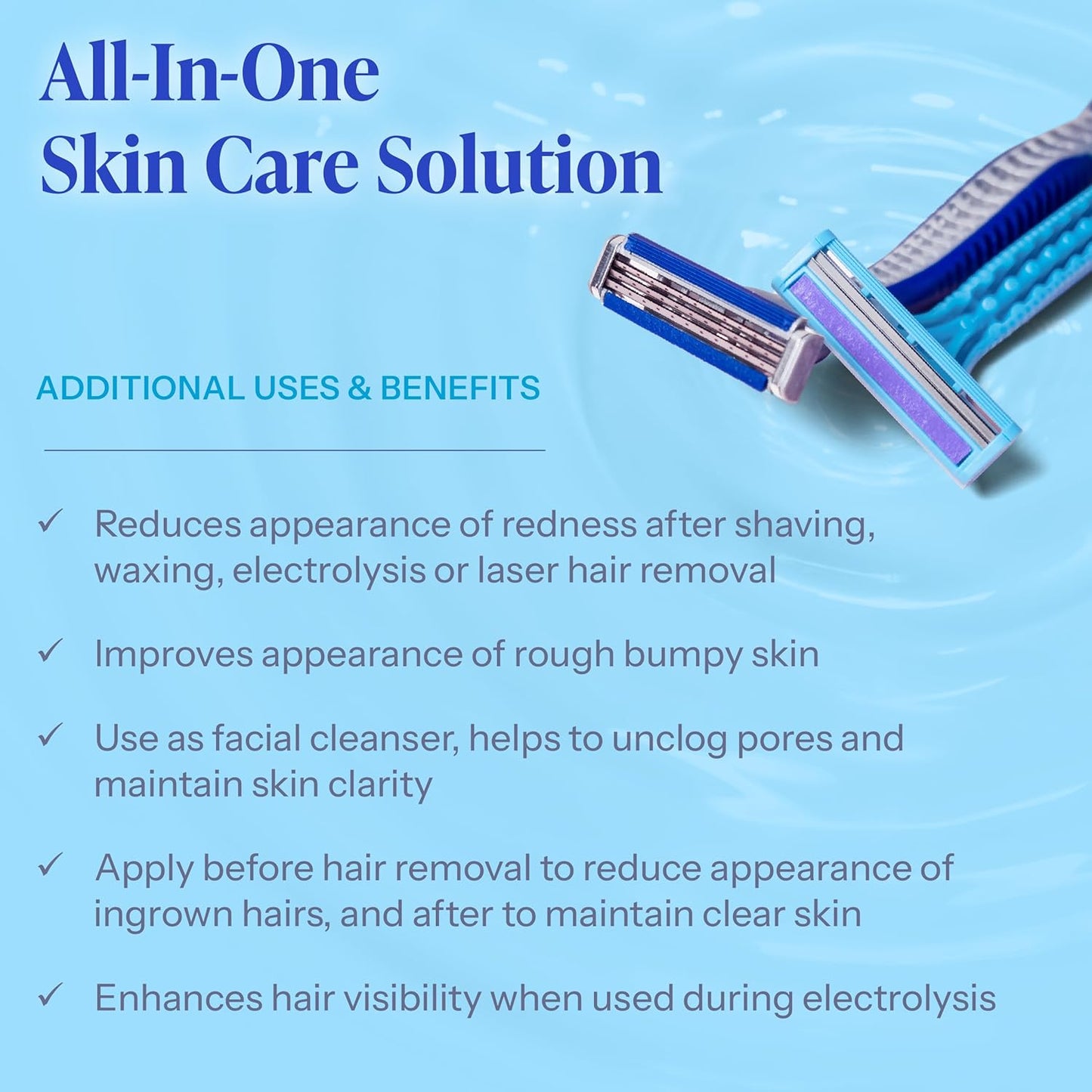 Tend Skin - Razor Bump Solution | Ingrown Hair & Razor Burn Toner for Men & Women - 4 Oz Made in USA