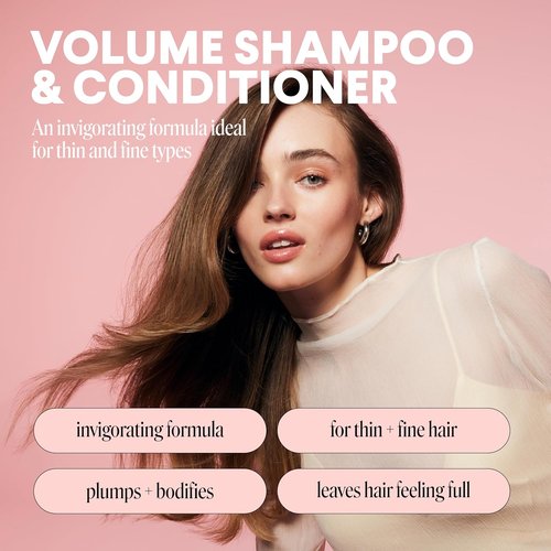 Monday Haircare Volume Shampoo & Conditioner Set - 27 oz | Nourishing Coconut Oil & Ginger Extract for Fine, Oily Hair