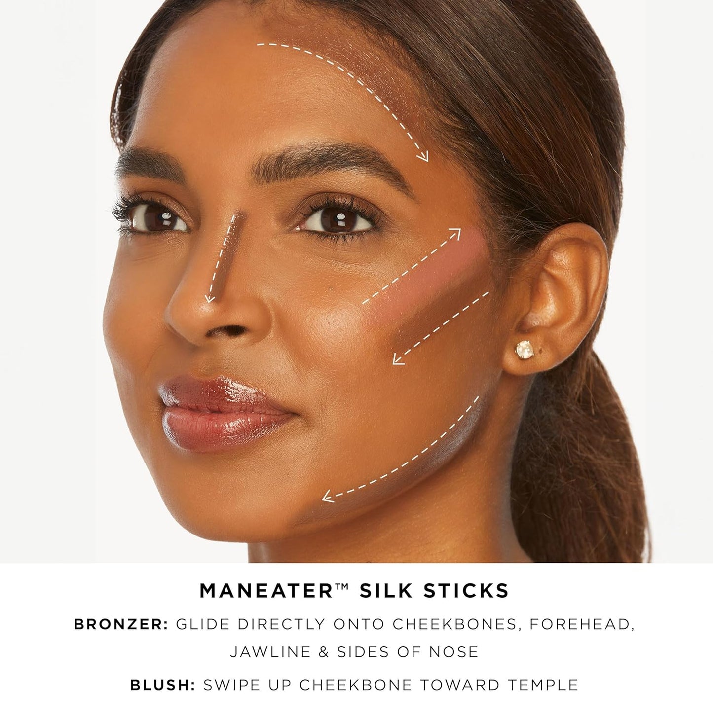 Tarte Maneater Silk Stick Blush - Creamy, Blendable Color for Cheeks & Lips | Vegan & Cruelty-Free