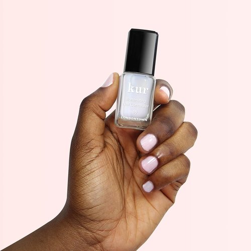 LONDONTOWN Illuminating Nail Concealer Bundle - Sheer Pink & Milky White | Long-Lasting Brightening Lacquer for Discolored Nails, 0.40 fl oz