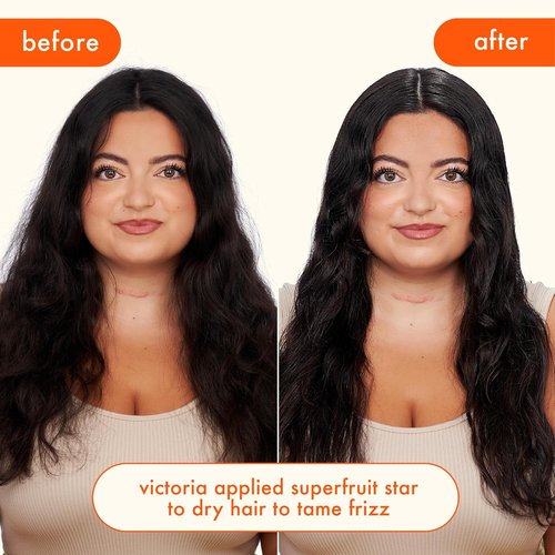 Amika Superfruit Star Lightweight Hair Styling Oil - Heat Protection, Strengthens & Reduces Breakage | For All Hair Types