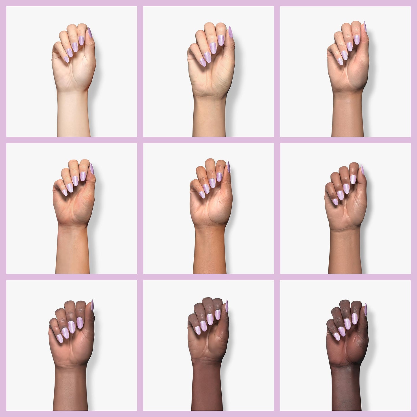 RARJSM Pearl Gel Nail Polish, Glitter Gel Polish Lavender Shimmer Mermaid Nail Gel Soak Off UV Gel for Salon Home DIY Manicure Use