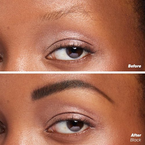 Kosas Air Brow Tinted Eyebrow Gel - Volumizing Gel for Flexible, Long-Lasting Hold | Black