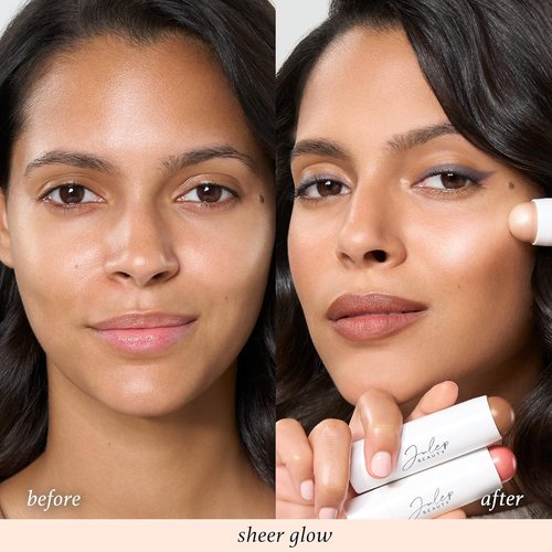 Julep Cream to Powder Highlighter Stick - Sheer Glow, Blendable & Buildable Color | 2-in-1 Makeup Stick