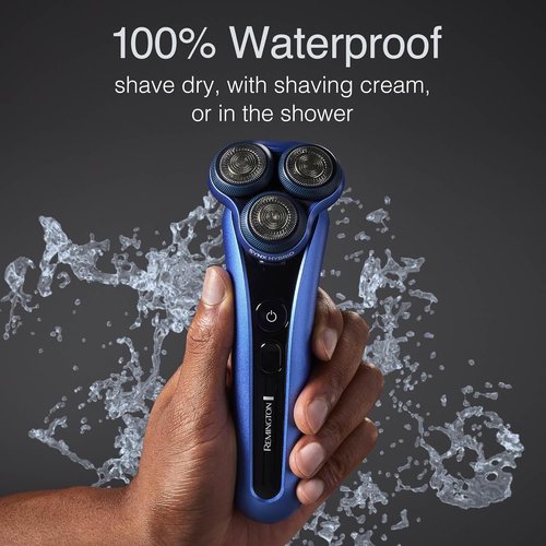 Remington Limitless X7 Shaver - Titanium Blades & Power Sense Tech | Waterproof Rotary Electric Shaver for Sensitive Skin