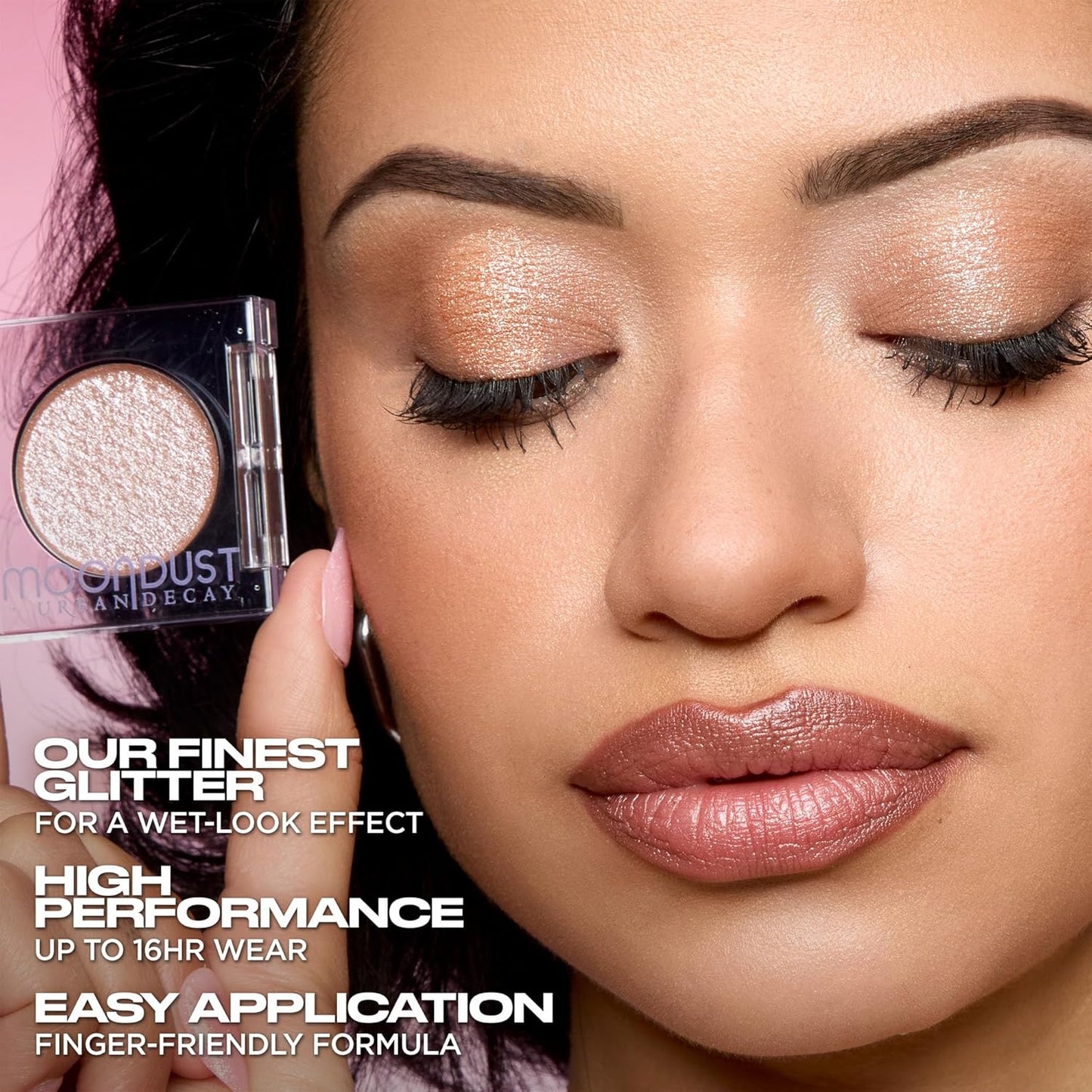 Urban Decay 24/7 Moondust Glitter Eyeshadow - Buildable Sparkly Eye Glitter, Long-Lasting Shimmer, 0.06 oz