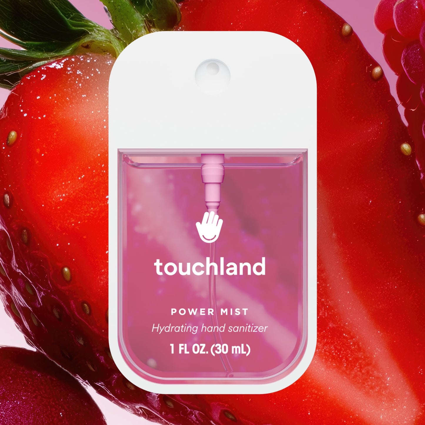 Touchland Hydrating Hand Sanitizer Spray – Berry Bliss Trio Set – 3 x 1 FL OZ Travel Size Mists