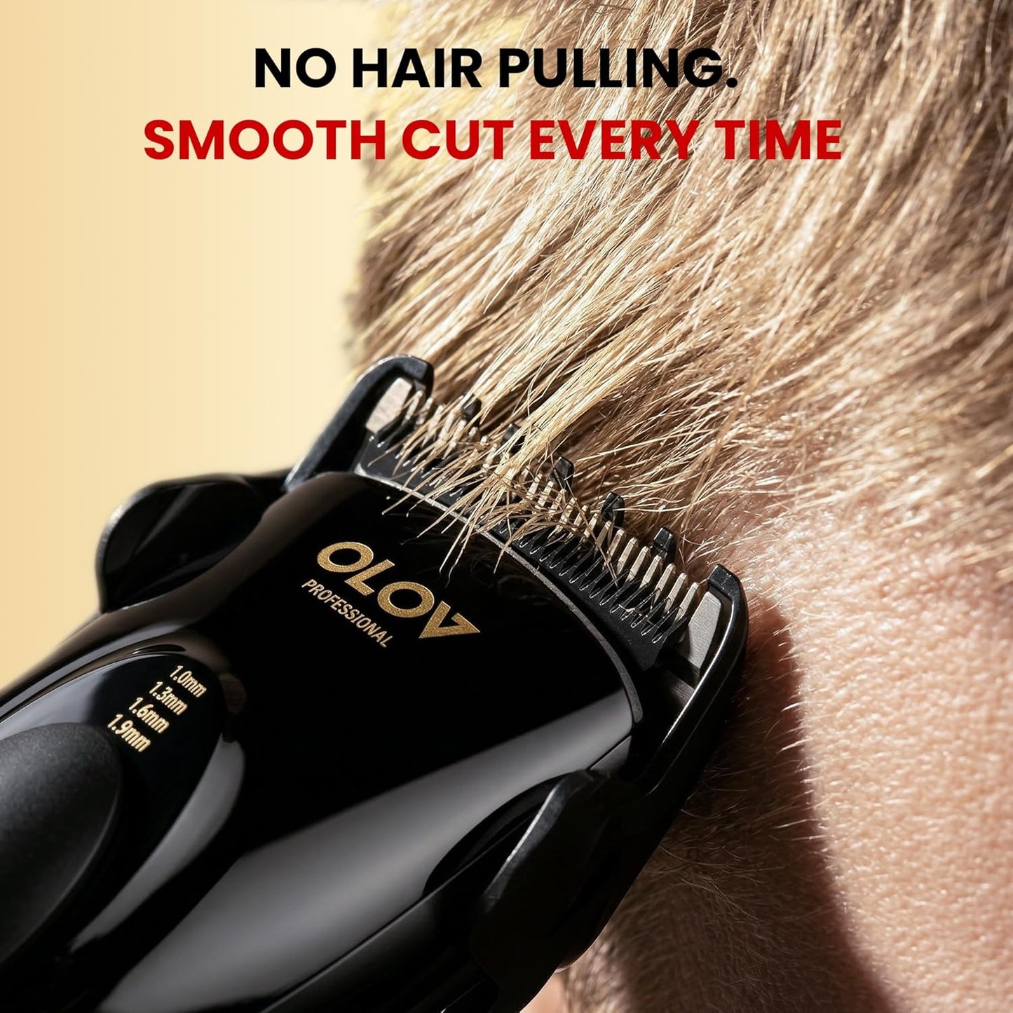 Skiennix Hair Clippers - Cordless Clipper Kit with Adjustable Lengths & 2-Speed Settings - Rechargeable (Black)