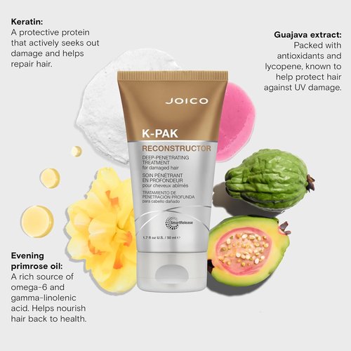 Joico K-PAK Reconstructor Treatment - Deep-Penetrating Repair for Severely Damaged Hair | Strengthen & Fortify with Keratin & Arginine