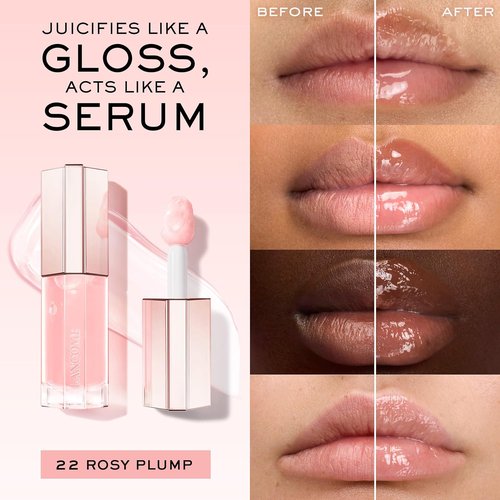 Lancôme Lip Idôle JuicyTreat Oil-in-Gloss - 24HR Hydrating Formula with Squalane for Instant Shine