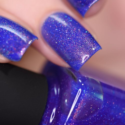 ILNP Deep End - Cobalt Shimmer Holographic Nail Polish | Long-Lasting, Eye-Catching Finish