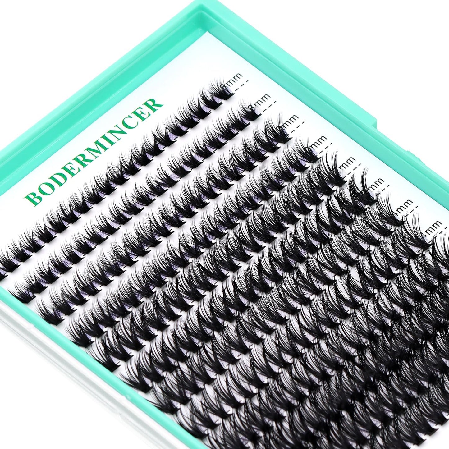 Bodermincer 10D/20D/30D/40D/50D/60D/80D 240 Clusters Lashes C/D Curl 10-12-14-16mm MIX/14-16-18-20mm MIX Fluffy Single Cluster False Lashes Premade Volume Fans (40D 14-16-18-20mm MIX, D Curl)