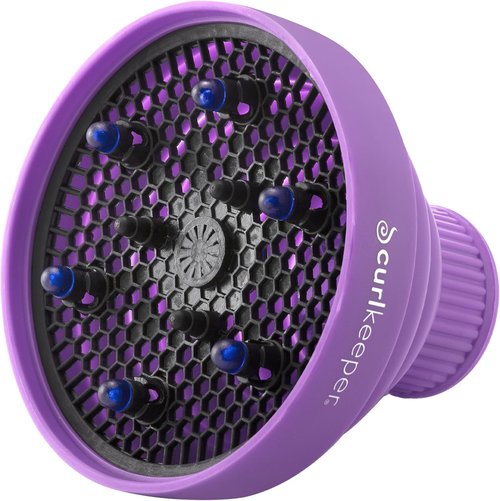 Curl Keeper Hair Dryer Diffuser - Pop-Up Silicone Attachment for Curly Hair | Travel-Friendly & Universal Fit