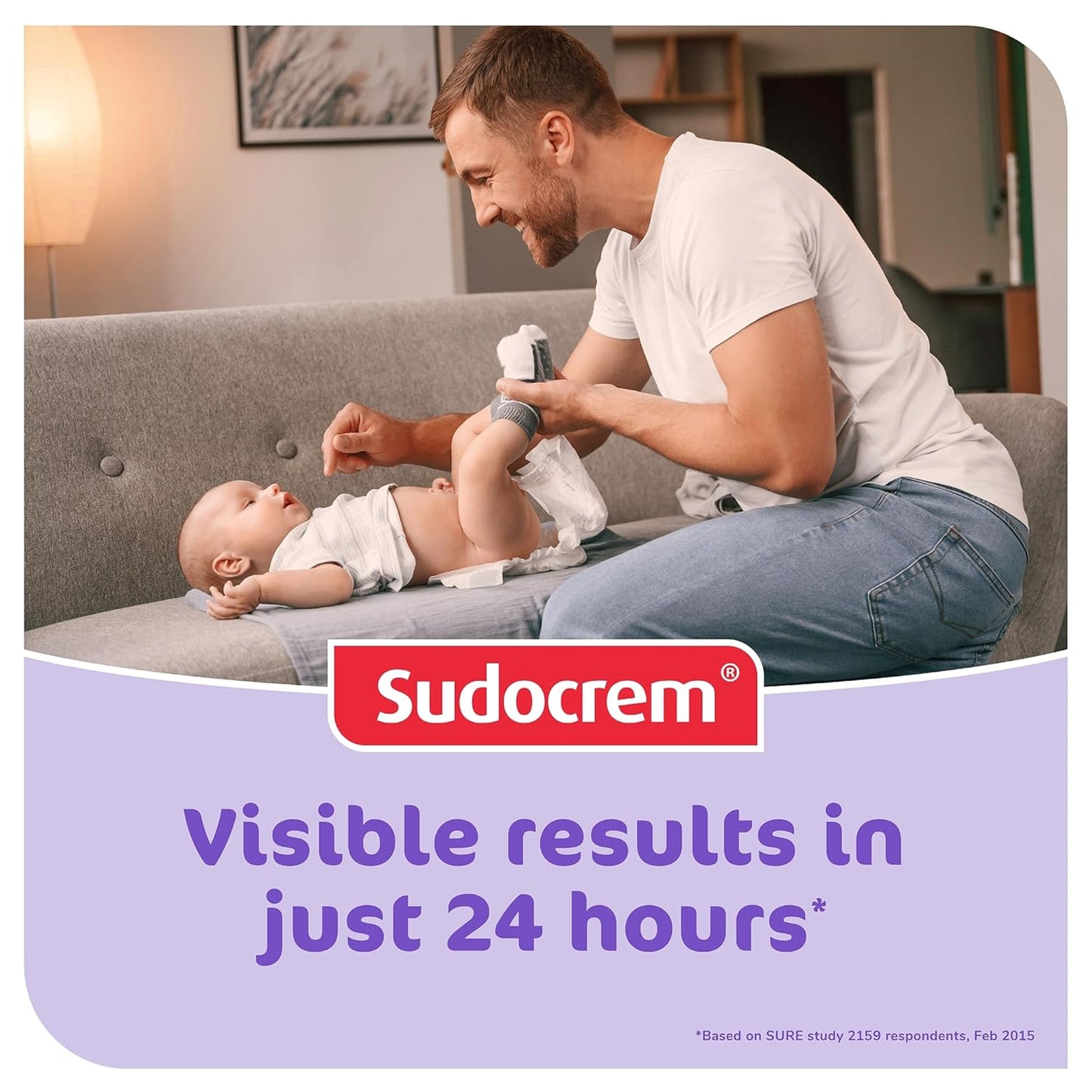 Sudocrem Diaper Rash Cream - Triple Action Soothing & Protective Paste with 15.29% Zinc Oxide | 14oz (400g)