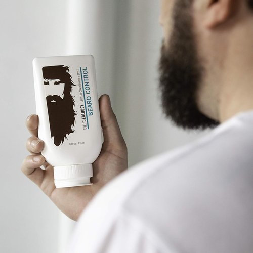 Billy Jealousy Beard Control Leave-In Conditioner - Softens Hair & Skin with Aloe & Jojoba Oil | Light Hold, Matte Finish