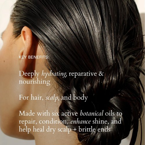 RŌZ Willow Glen Treatment Oil - Organic Vegan Nourishing Oil for Hair, Scalp & Body | 2 Fl. Oz.