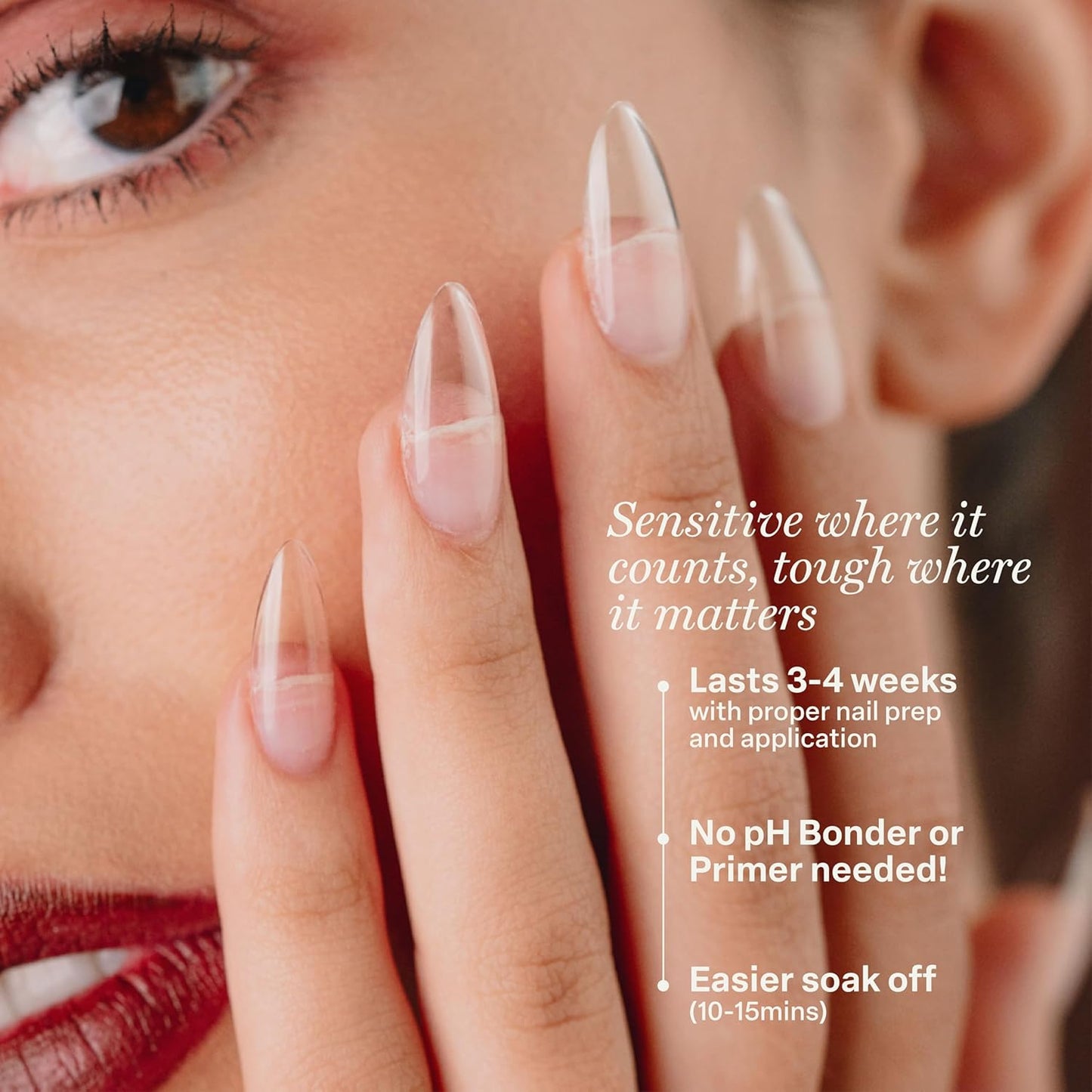 Aprés Extend Gel Sensitive - HEMA-Free Soak Off Gel-X Tips Adhesive (15 ml)