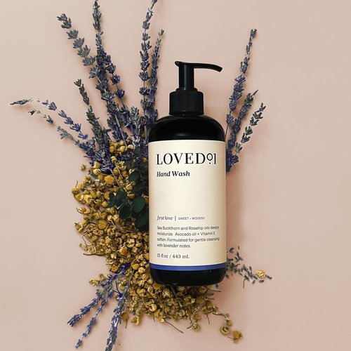 John Legend Skincare Loved01 Hand Wash - Gentle & Hydrating Liquid Soap | First Love Lavender, 15 oz