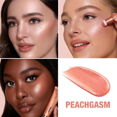 Charlotte Tilbury Beauty Light Wand - Liquid Highlighter & Blush for Radiant Cheeks - Pearlescent Finish