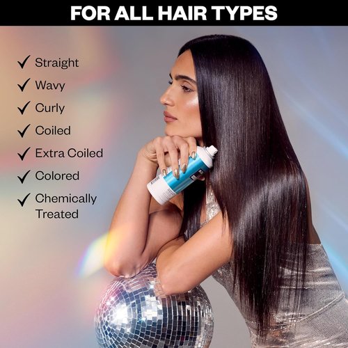 IGK Disco Disco Clear Gloss Shine Spray - High-Shine Finishing Spray with UV Protection | Vegan & Cruelty-Free