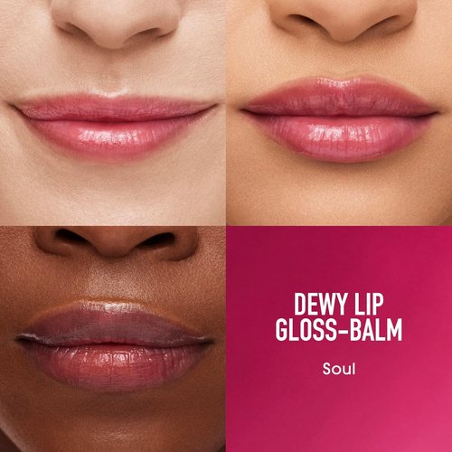 bareMinerals Rosy Glow Duo - Full Size Highlighting Blush & Dewy Lip Gloss-Balm | Limited Edition Makeup Gift Set