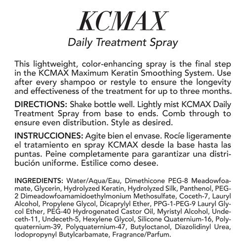 Keratin Complex - KCMAX Daily Treatment Spray for Healthy Hair - 5oz