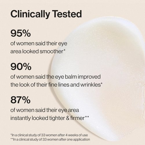 Honest Beauty Eye Balm - Moisturizing & Firming for Sensitive Skin | Hypoallergenic, Fragrance-Free, 0.5 oz