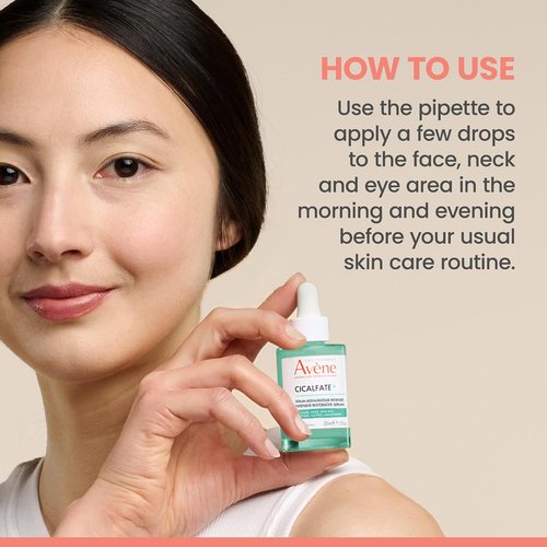 Avène Cicalfate+ Intensive Restorative Serum - Strengthens Skin Barrier with Pro-Vitamin B5 | Fragrance-Free, Dermatologist-Tested