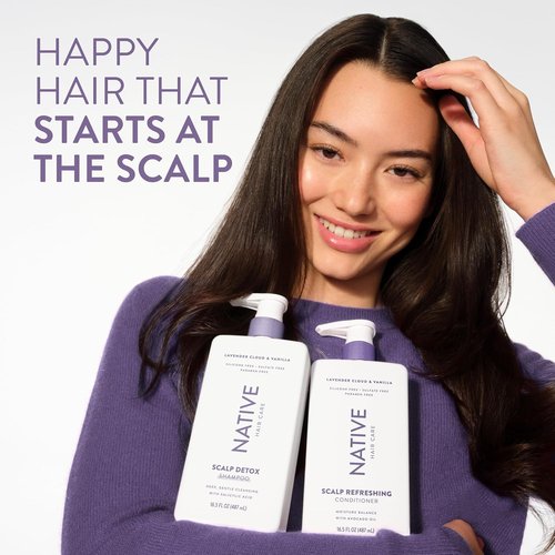 Native Lavender Cloud & Vanilla Scalp Refreshing Conditioner - 16.5 fl Oz for Nourished Hair