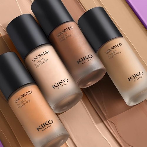 KIKO Milano Matte Foundation - Long-Lasting 24-Hour Hold in 3.5 WR | Flawless Finish Liquid Formula