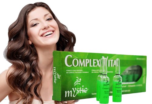 Regine Switzerland Mystic Complex Vital Ampoules - Hair Loss Regrowth Treatment with Biotin & Tocopherol (10 Pack)