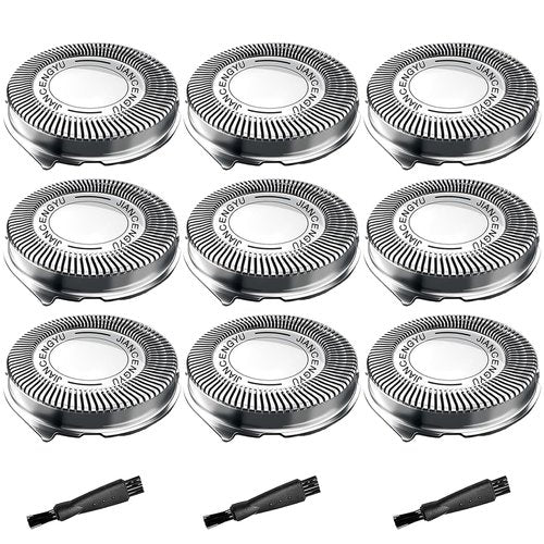 Philips Norelco HQ8 Replacement Heads - Precision Blades for Aquatec Shavers | 9 Pack Compatible with PT720, AT750, AT890