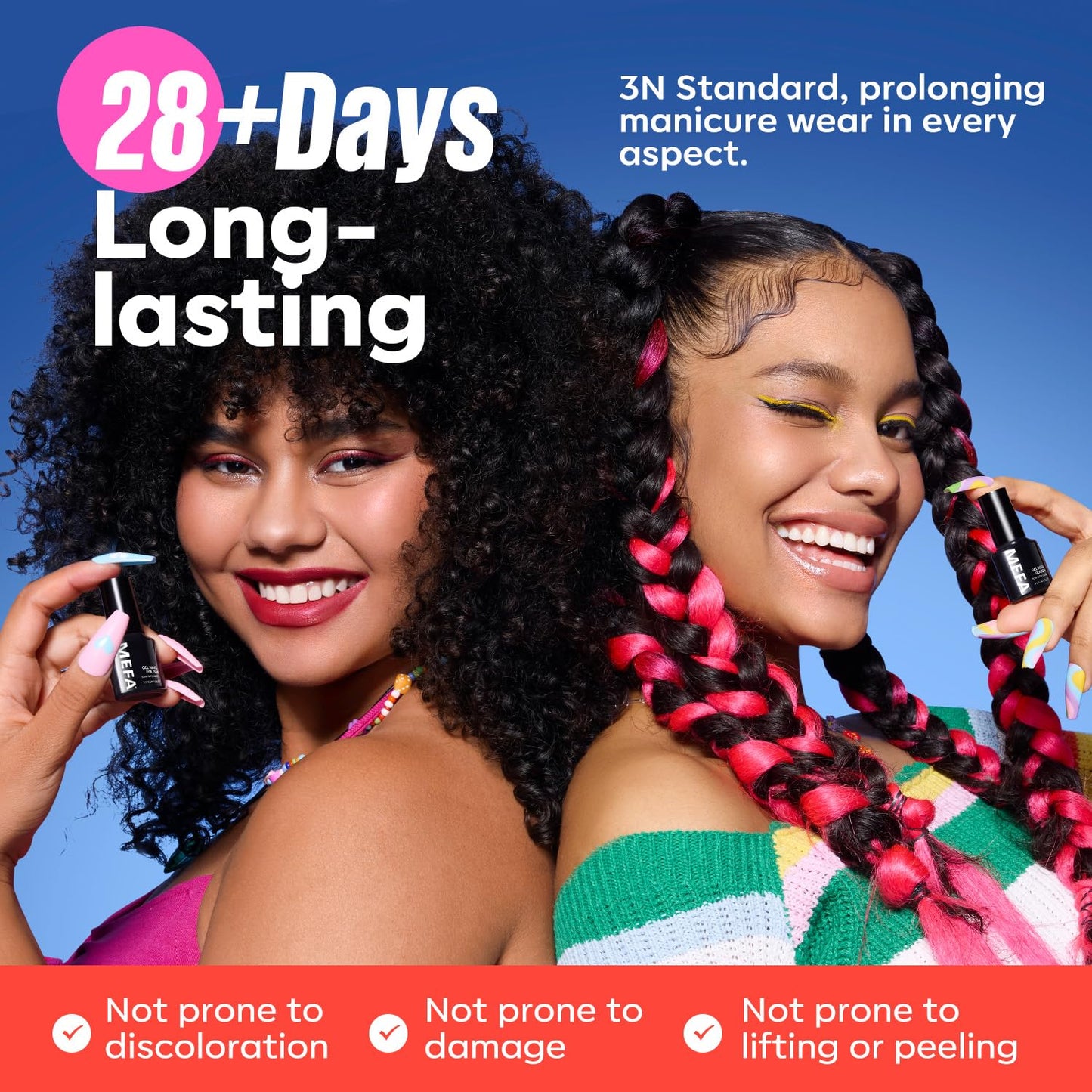 MEFA 34 Pcs Gel Nail Polish Kit with U V Light, 20 Colors All Seasons Soak Off Easter Gel Polish Nail Set with Matte/Glossy Base Top Coat Essential Manicure Tools Nails Art DIY Salon Home